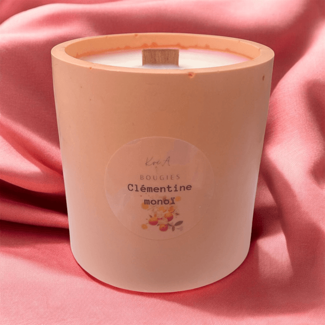 Bougie Parfumée Clémentine-Monoï - Evasion exotique