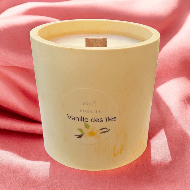  Bougie parfumée " Vanille des îles" 