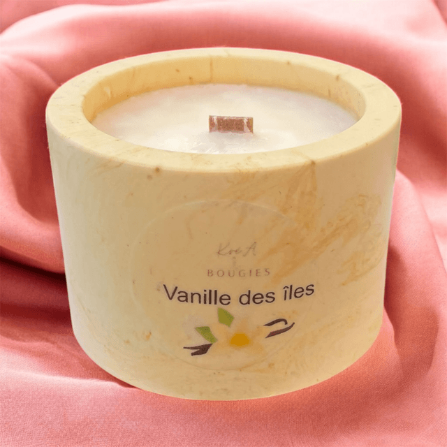  Bougie parfumée " Vanille des îles" 