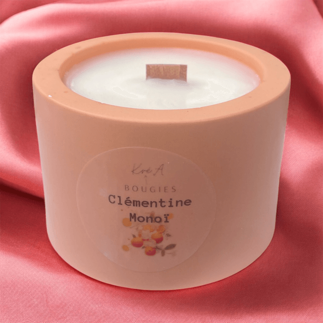 Bougie Parfumée Clémentine-Monoï - Evasion exotique
