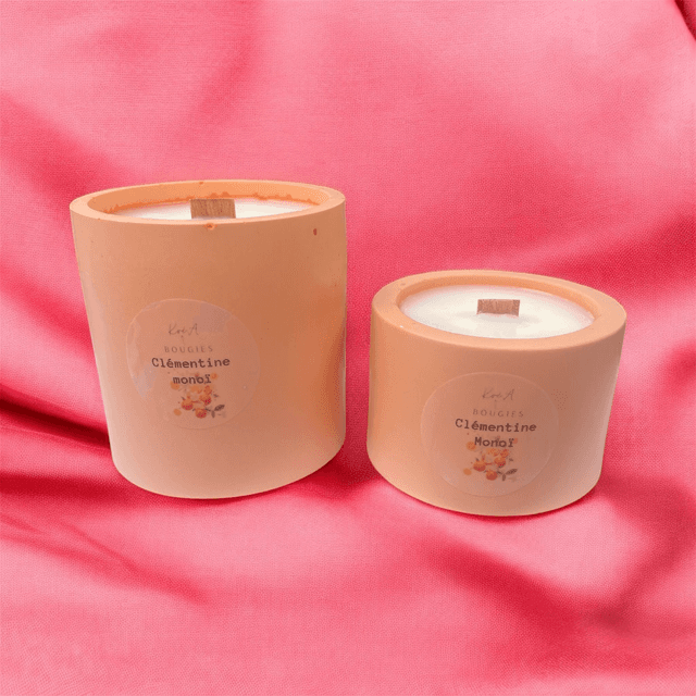 Bougie Parfumée Clémentine-Monoï - Evasion exotique